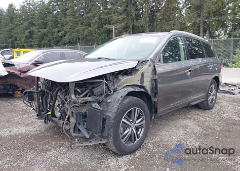 2017 Infiniti Qx60 из США, поврежденный, VIN 5N1DL0MM5HC553383